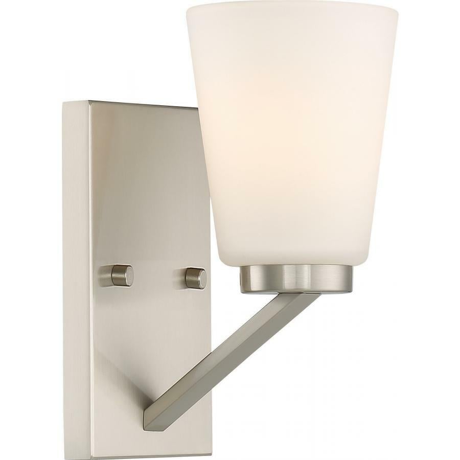 Nome 1 Light Vanity Fixture - Brushed Nickel Finish