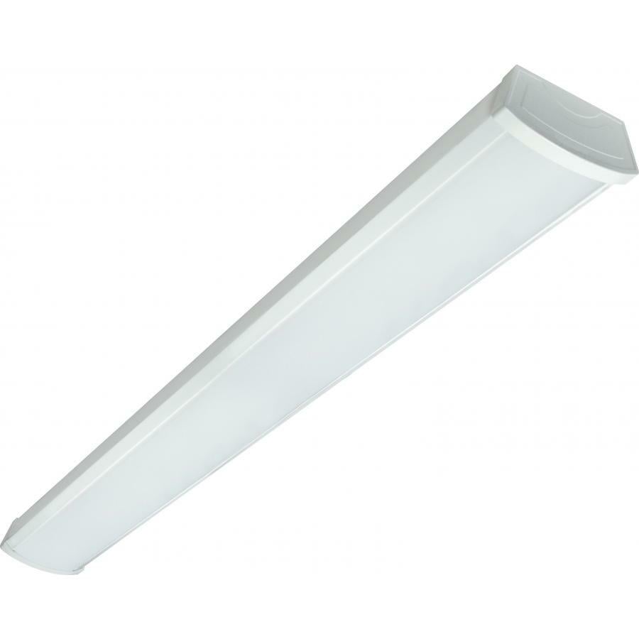 LED 4' Ceiling Wrap - 40 Watt - 3000K - White Finish - 120-277V