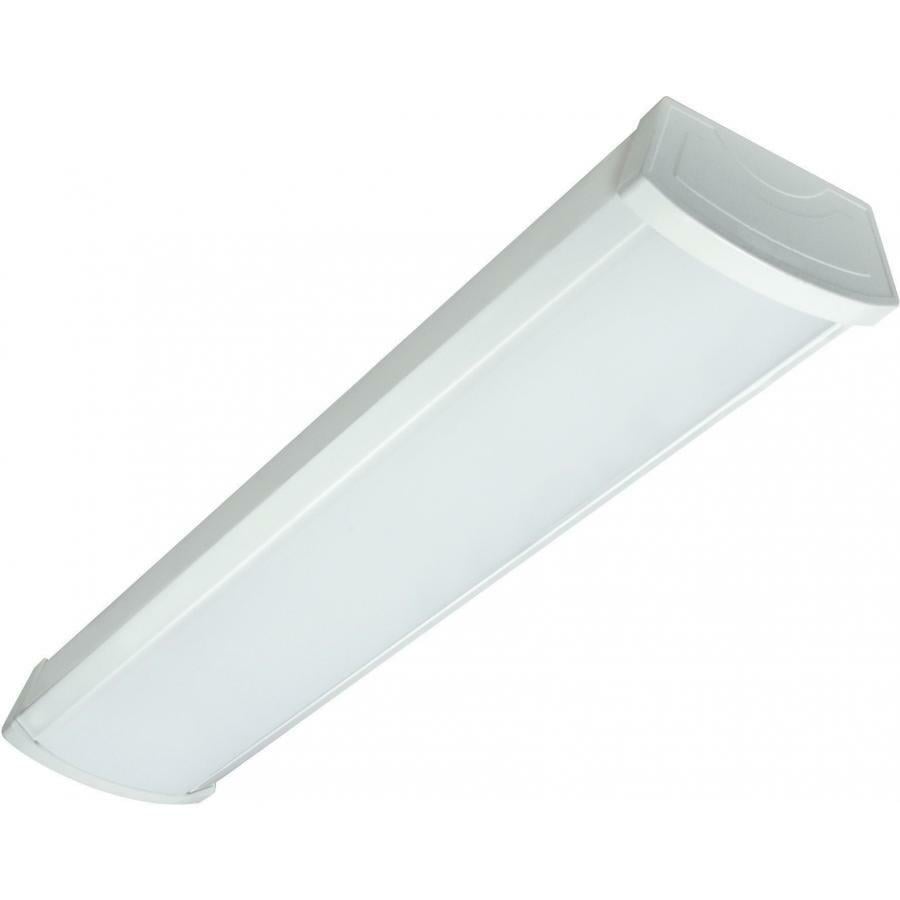 LED 2' Ceiling Wrap - 20 Watt - 3000K - White Finish - 120-277V