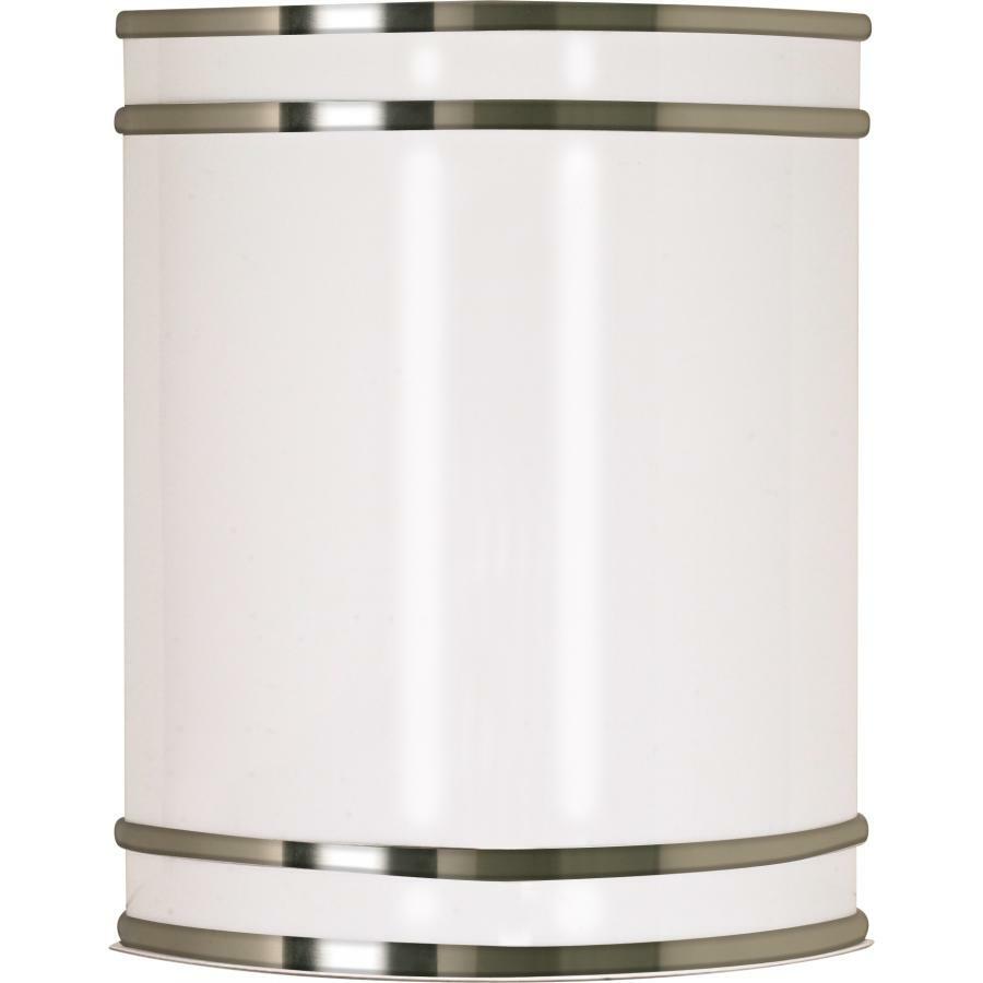 Glamour LED 9" Wall Sconce - Brushed Nickel Finish - Lamps Included