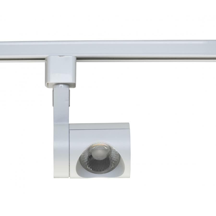 1 Light - LED - 12W Track Head - Cylinder - White - 36 Deg. Beam
