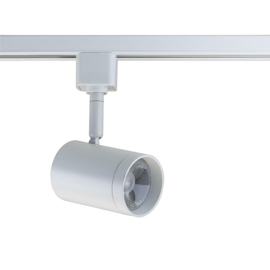 1 Light - LED - 12W Track Head - Small Cylinder - White - 24 Deg. Beam