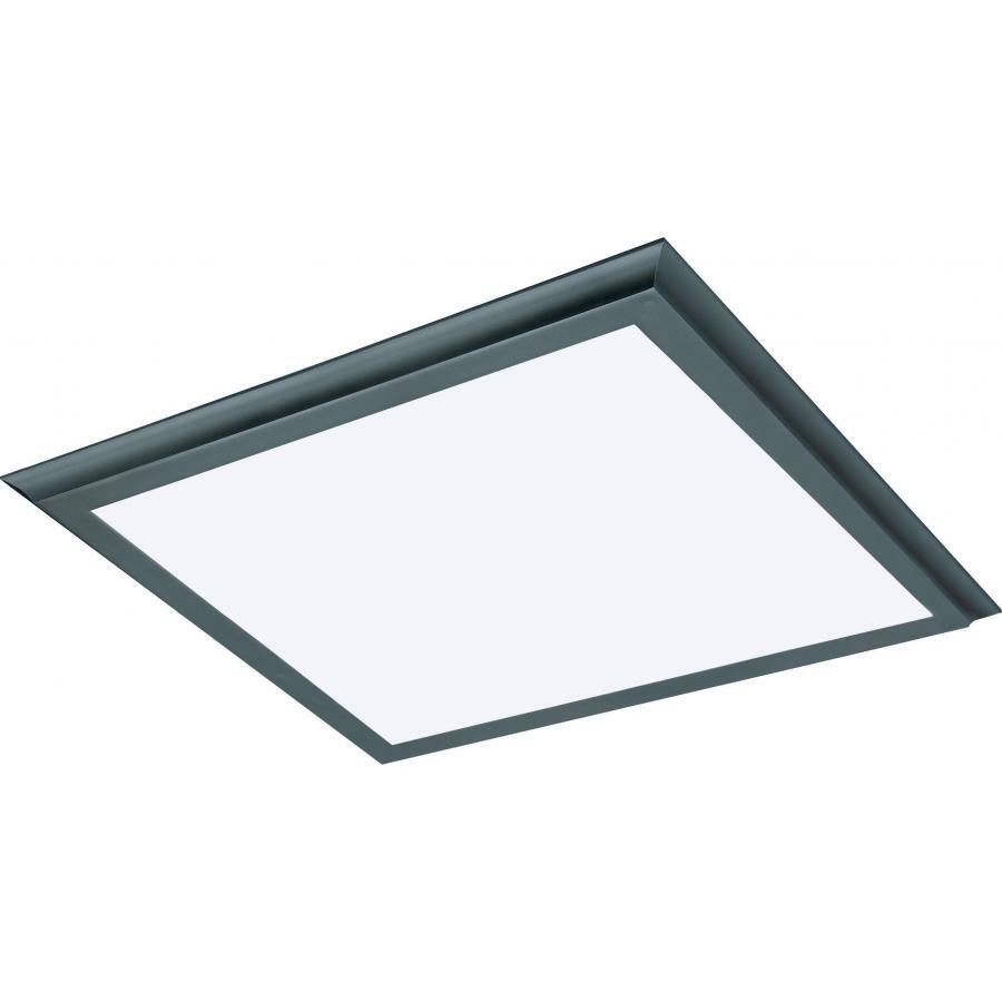 45 Watt - 24" x 24" Surface Mount LED Fixture - 3000K - Bronze Finish - 120/277 Volts