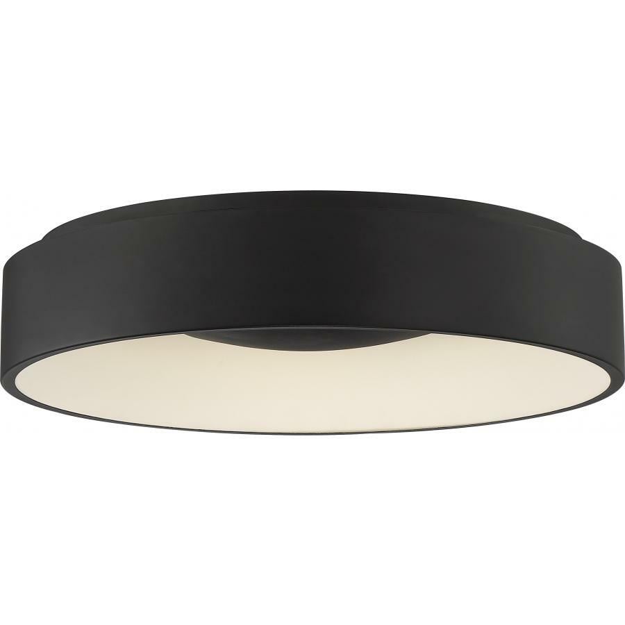 Orbit - 20 Watt LED Flush Mount - Black Finish