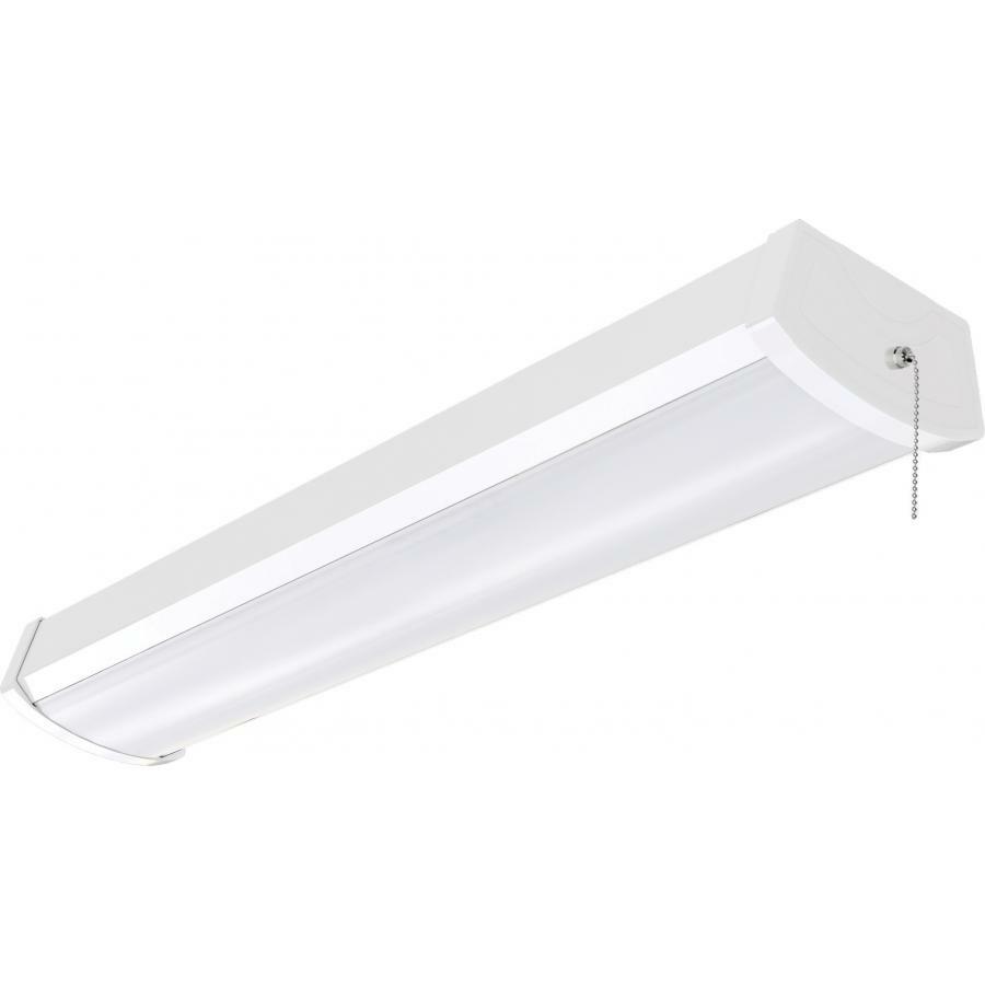 LED 2 Foot Ceiling Wrap with Pull Chain - 20 Watts - 3000K - 120-277V