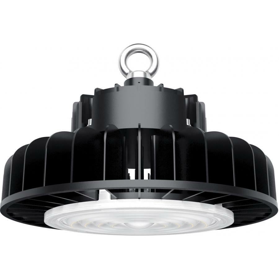 LED UFO High Bay Fixture - 100 Watts - 5000K - Black Finish