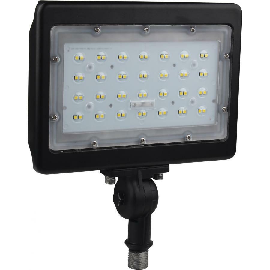 LED Large Flood Light - 50W 3000K Bronze Finish