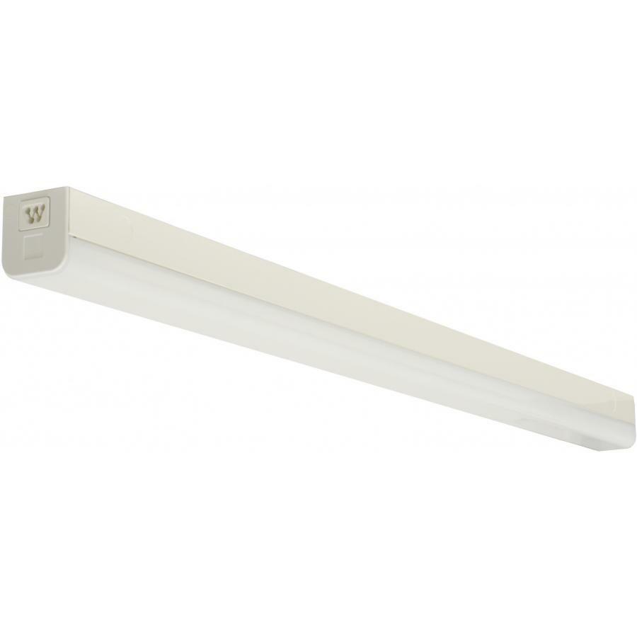 LED 4 Foot - Slim Strip Light - 38 Watts - 4000K - White Finish - Connectible