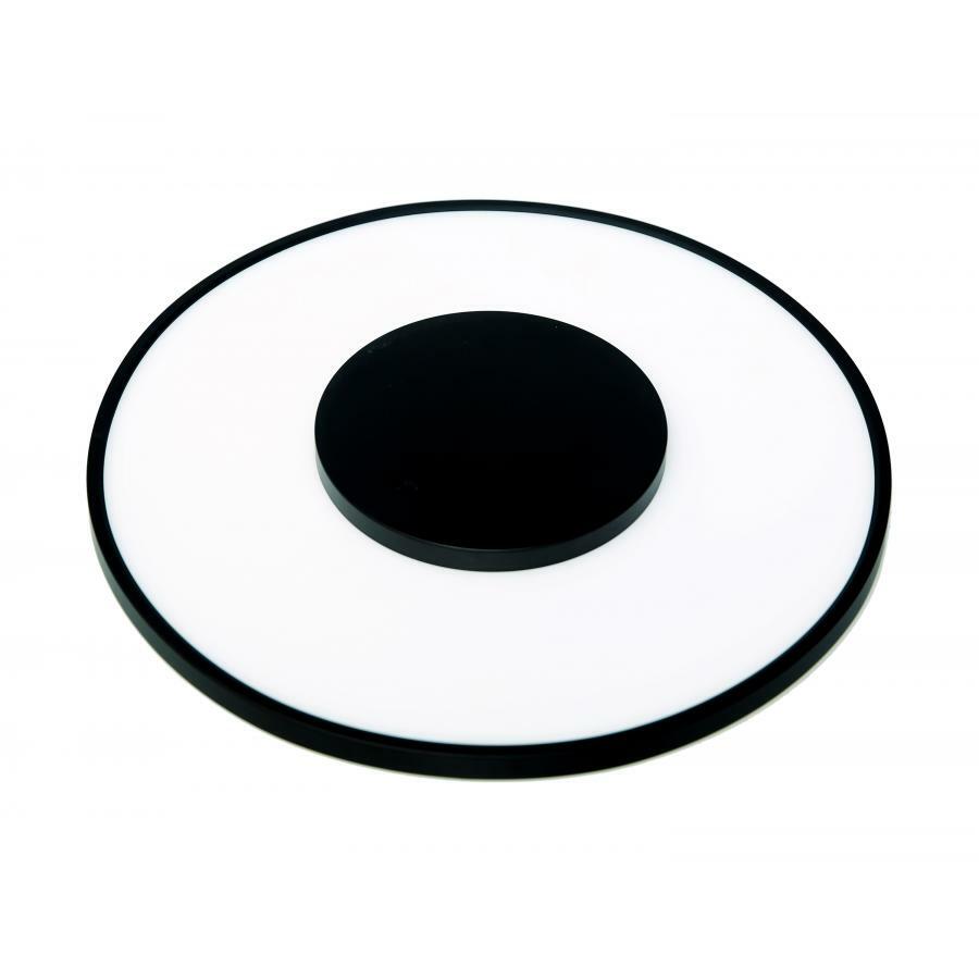 26 Watt 13-Inch Flush Mount LED Fixture - Round Shape Black Finish