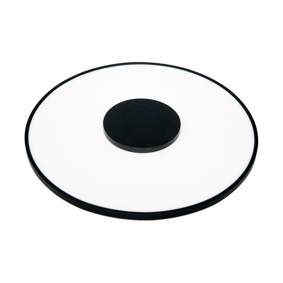 31.5 Watt 17-Inch Flush Mount LED Fixture - Round Shape Black Finish