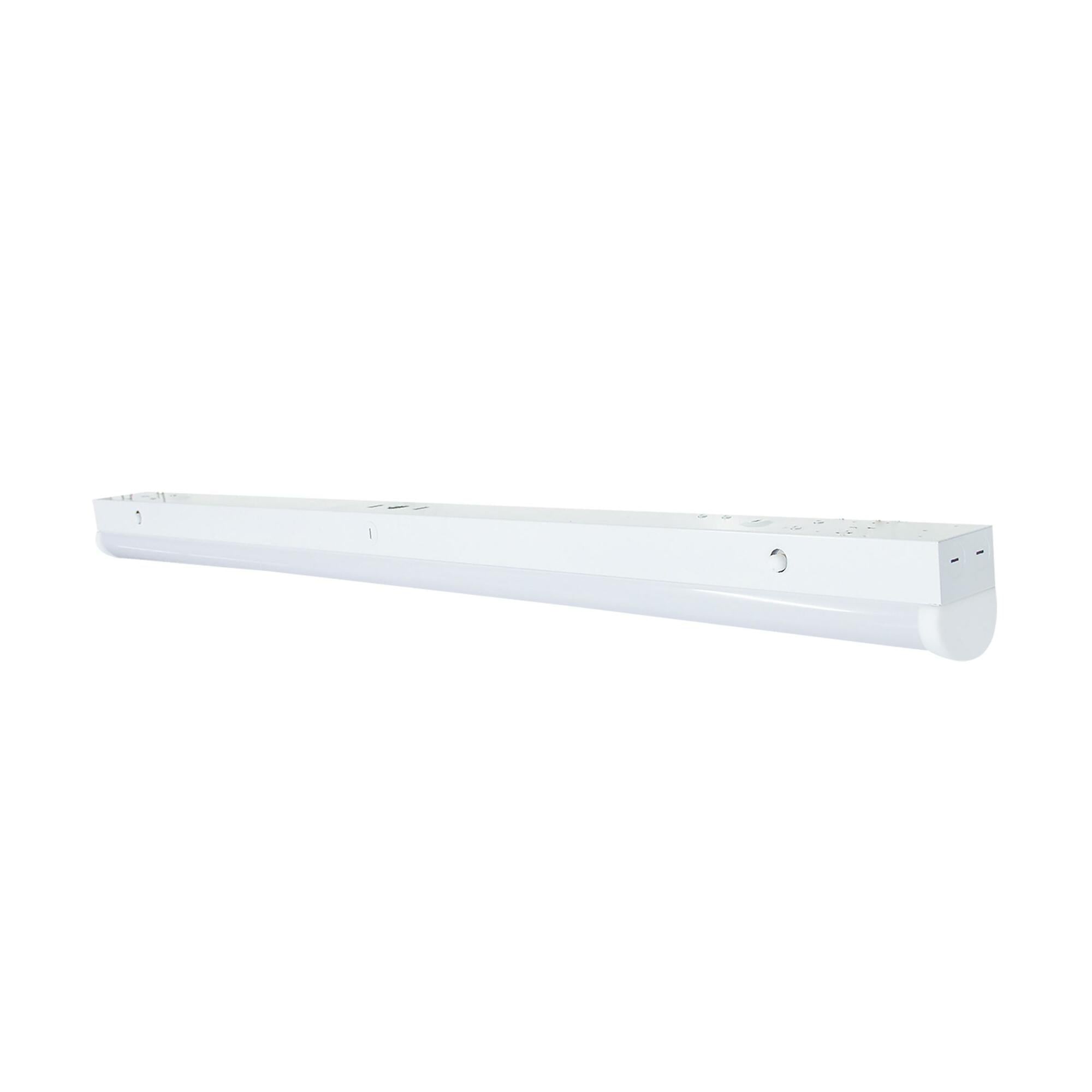 4 ft. LED Linear Strip Light - Wattage and CCT Selectable - White Finish