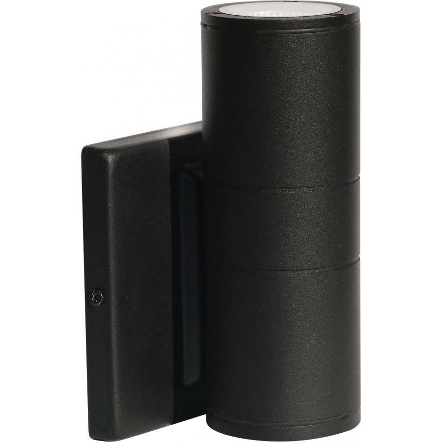 1 Light LED Small Up or Down Sconce Fixture - Black Finish 10W 120/277V