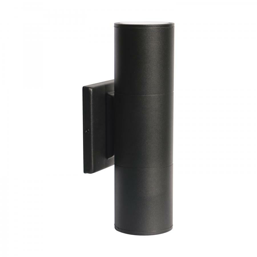 2 Light LED Large Up and Down Sconce Fixture - Black Finish 20W 120/277V