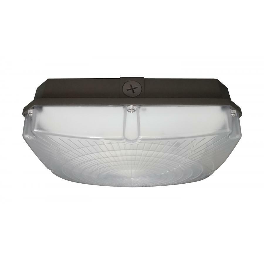 LED Canopy Light - 60 Watts- 5000K - Bronze Finish - 120-277 Volts