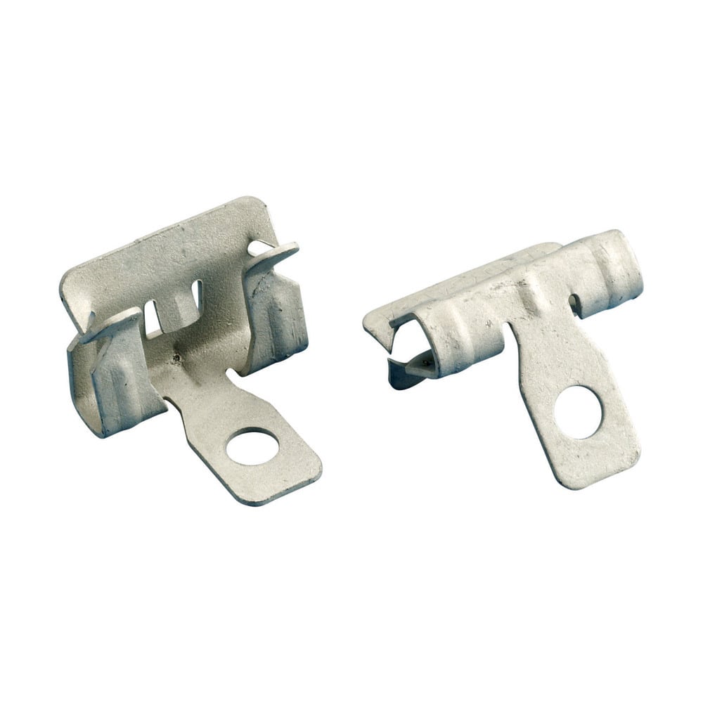 Hammer-On Flange Clip, Side Mount, Spring Steel, 3/32"?9/64" Flange
