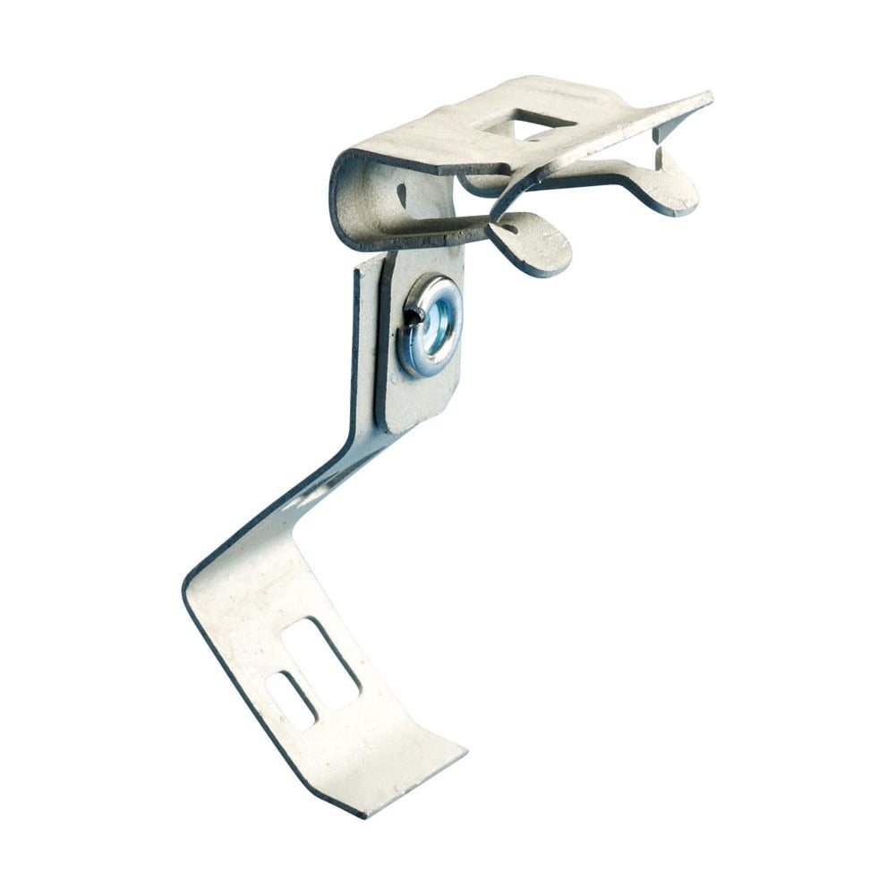 H-708 Rod/Wire to Flange Clip, 1/8"?1/4" Flange, 1/4" Rod, #8 Wire
