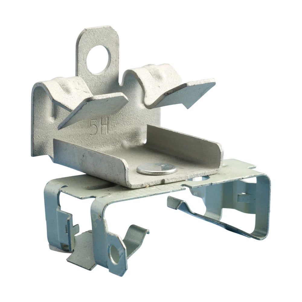 MC/AC Cable to Flange Clip, Bottom Mount, 1/8"1/4" Flange, 14-2 to 10-3 MC/AC
