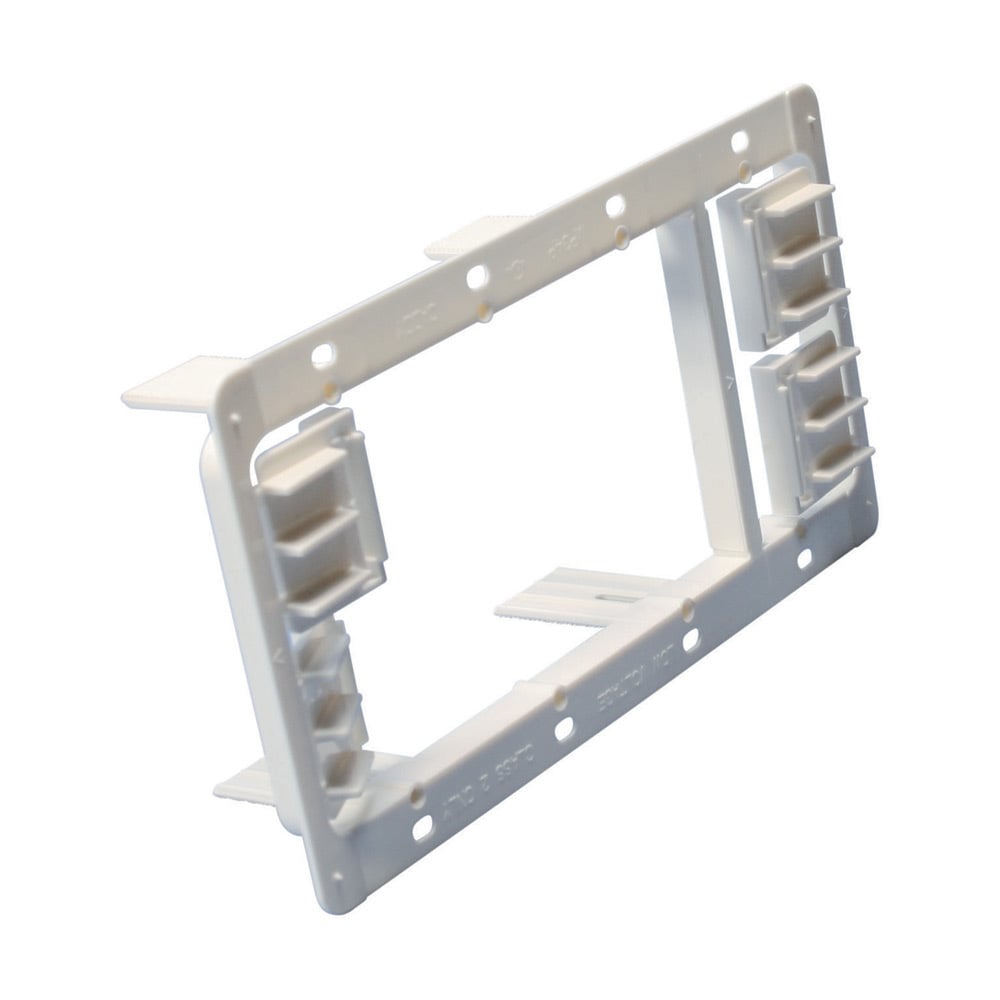 Plastic Low Voltage Mounting Plate, 3, 4 Gang
