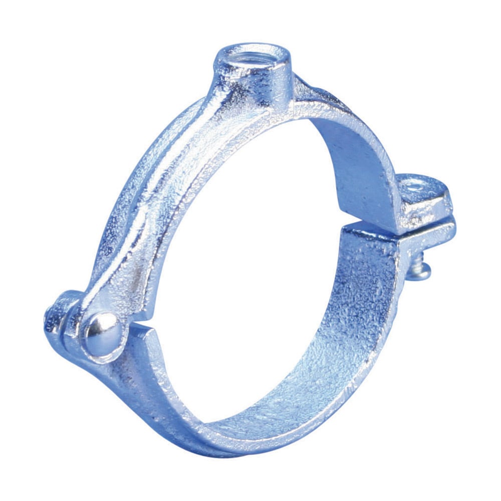 455 Malleable Split Ring Hanger, Plain, 1" Pipe, 1.315" OD, 3/8" Rod
