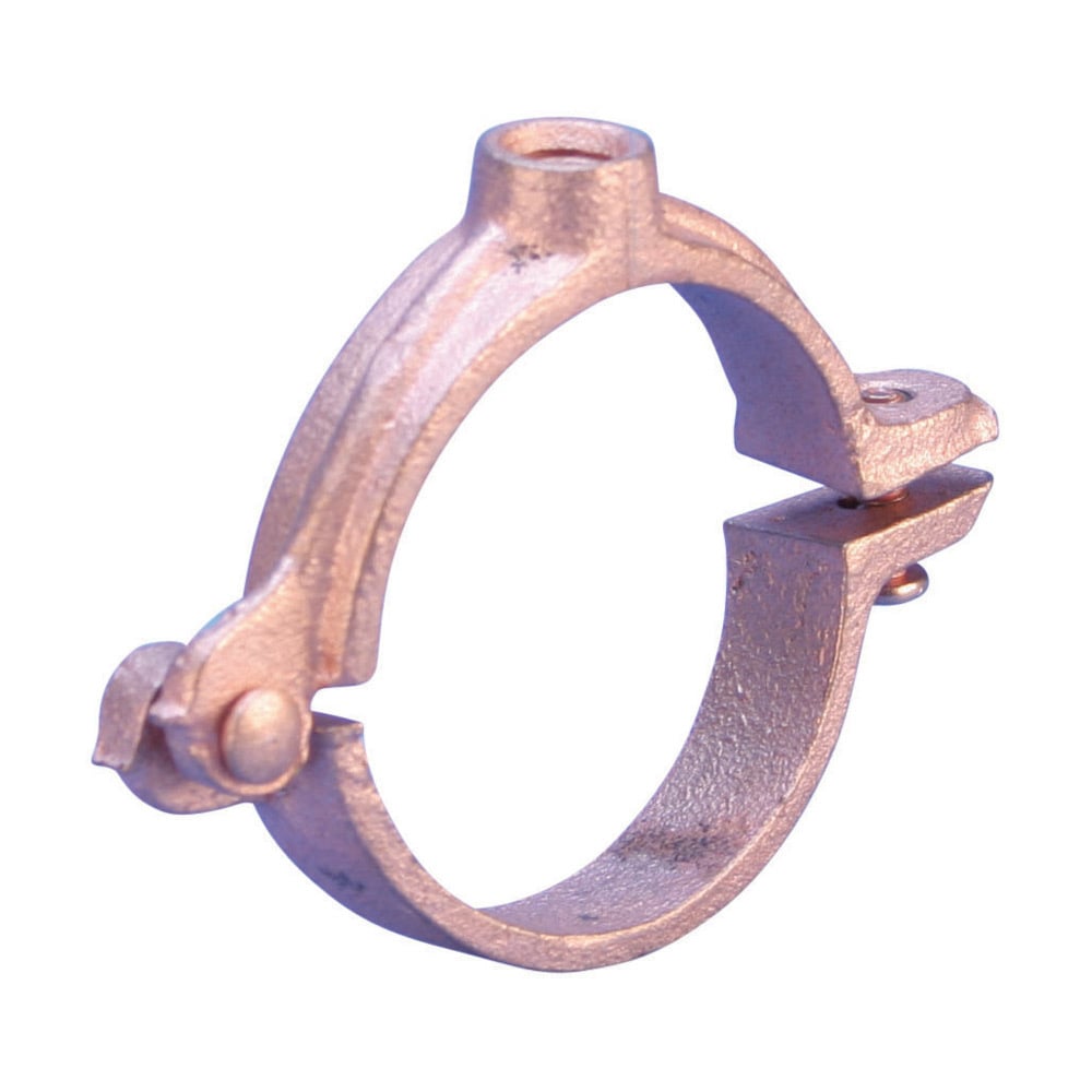 456 Malleable Split Ring Hanger for Copper Tube, 2" Copper Tube, 2 1/8" OD, 3/8" Rod