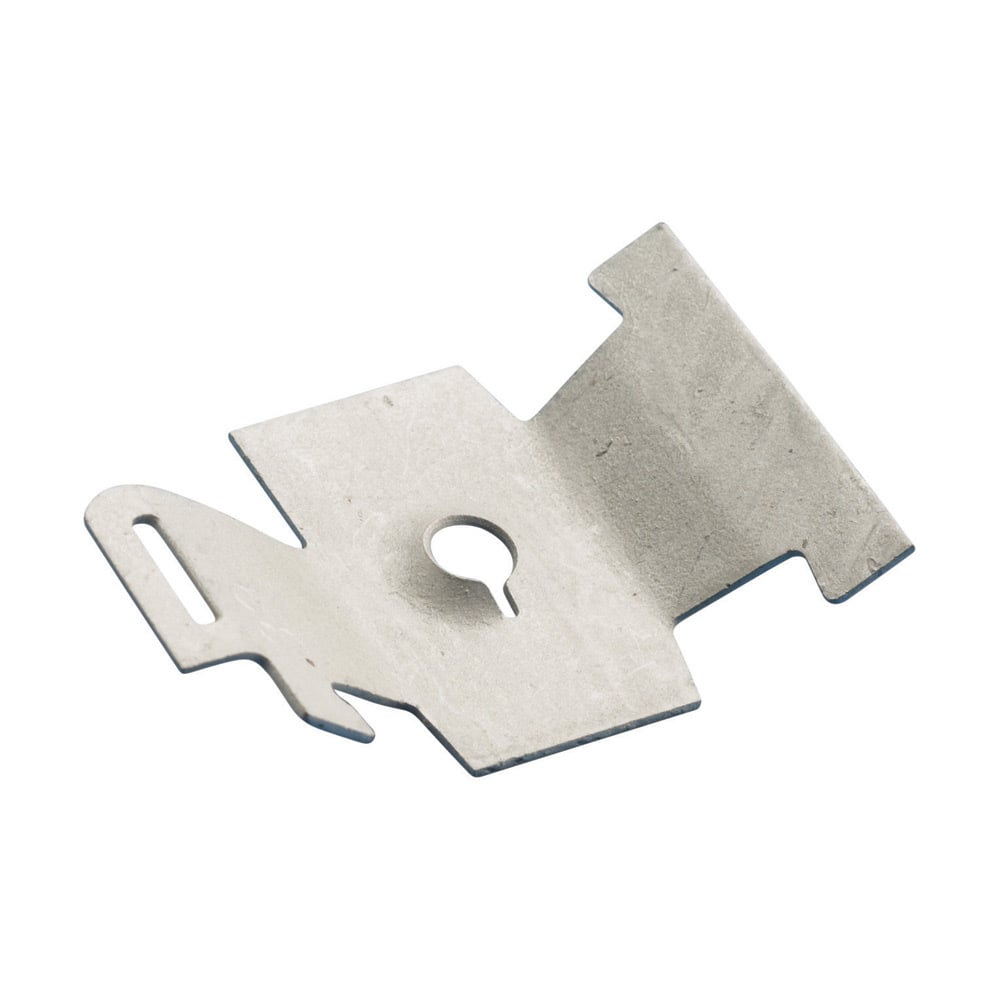 Clip-On Strut Nut, Spring Steel, 1/4" Hole, Threaded