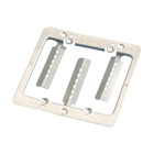 Low Voltage Mounting Plate with Screws, 2 Gang