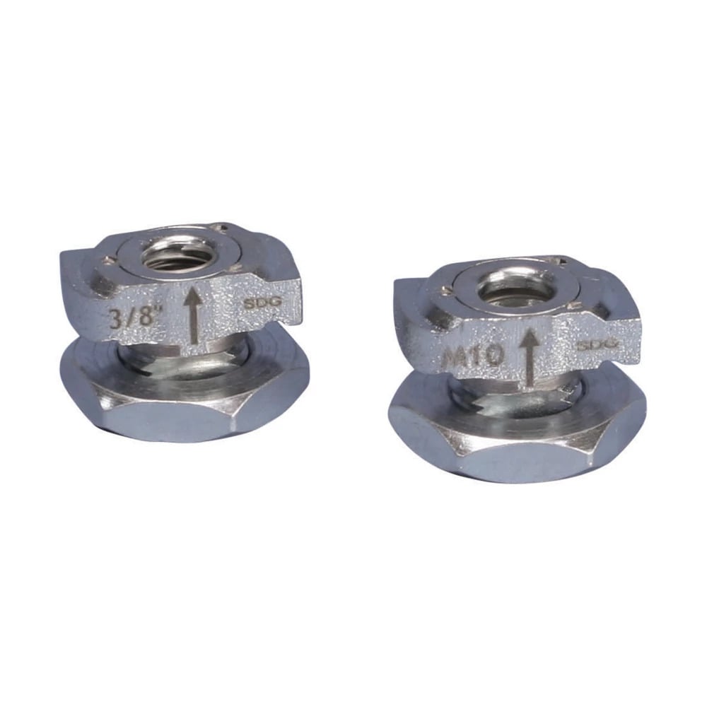 Quick 3/8" Channel Nut with Push-to-Install Technology for Strut Channel - 750LB