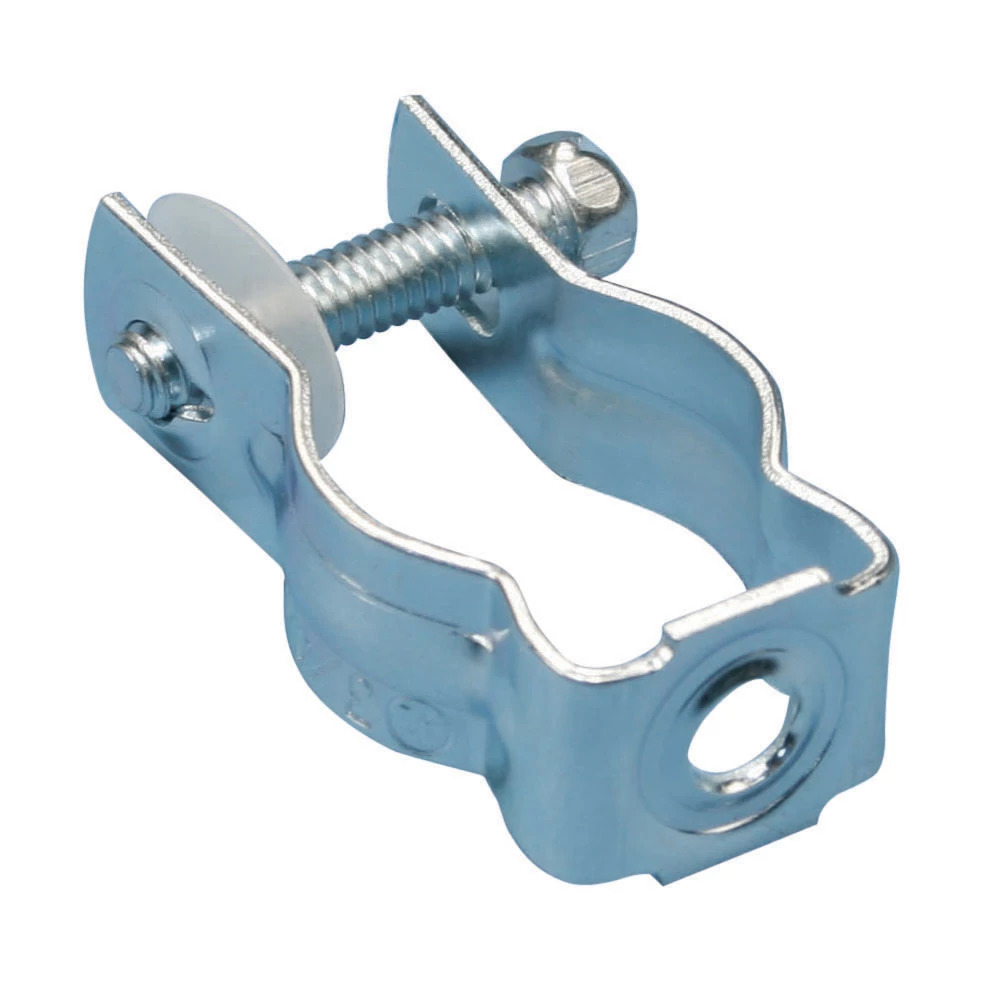 Bolt Close Conduit/Pipe Clamp, S304, 3 1/2" EMT, 3 1/2" Rigid/Pipe, 0.328" Hole