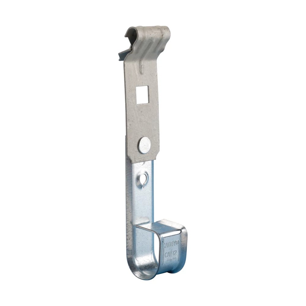 nVent CADDY Cablecat J-Hook with Z Purlin Clip, Steel, Spring Steel, 3/4" dia, 1/16"1/4" Flange