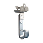nVent CADDY Cablecat J-Hook with Hammer-On Flange Clip, Swivel, Steel, Spring Steel, 3/4" dia, 5/16"1/2" Flange