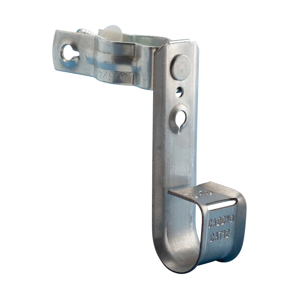 nVent CADDY Cablecat J-Hook with Pedestal Clamp, 3/4" dia, 3/4" Square, 7/8"-1 1/8" Round Pedestal