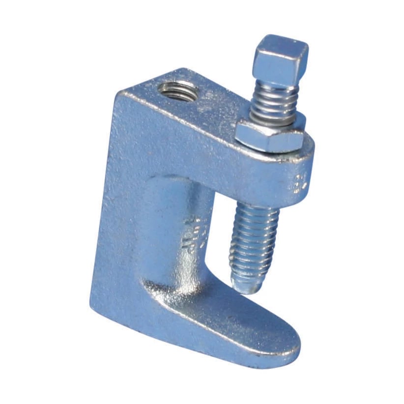 310 Universal Beam Clamp, Thick Flange, EG, 1/2" Rod, 1 1/4" Max Flange