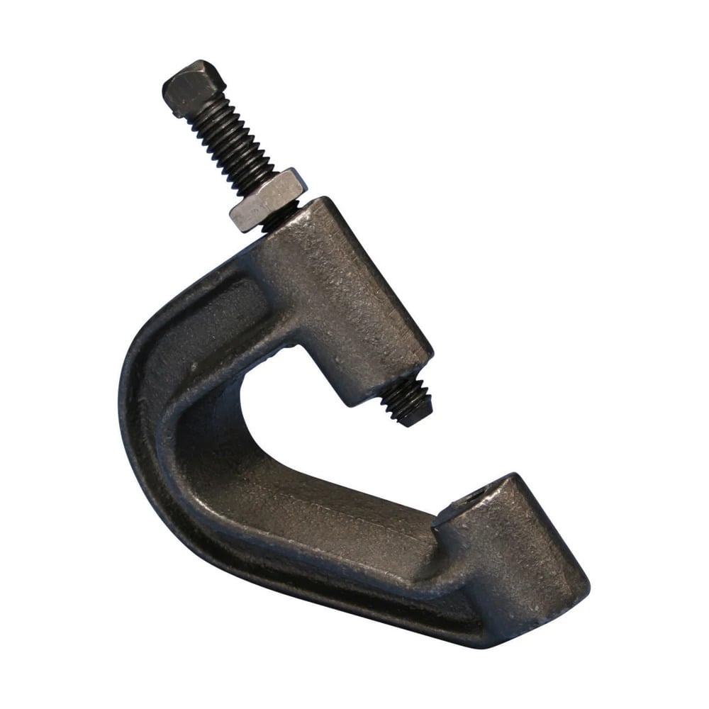 315 Malleable Iron Purlin Clamp, EG, 3/8" Rod, 1" Max Flange