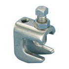 305 Stainless Steel Beam Clamp, Top Mount, 1/2" Rod, 5/8" Max Flange