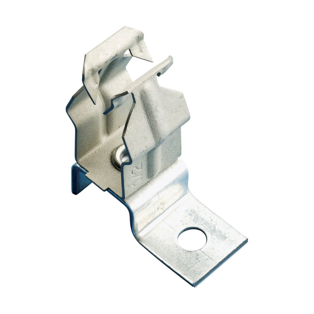 Push-In Metal Deck Conduit Clamp, 1" EMT, 3/4" Rigid, 1.181" Min, 1.378" Max, 1" Nom OD