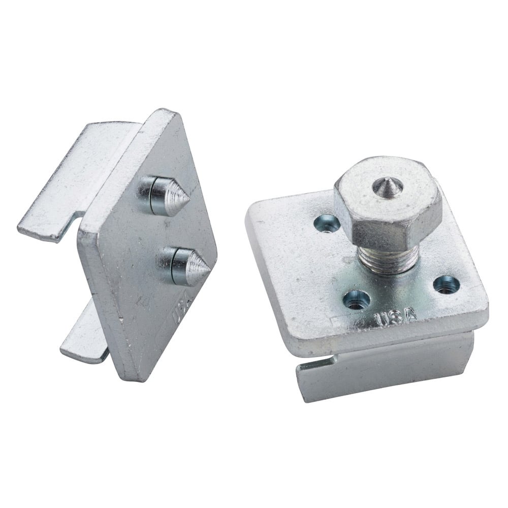 BC23A000EG Internal Strut Beam Clamp With Pointed Head Hex Bolt, 1-5/8 in Channel, 800 lb Static Load, Steel