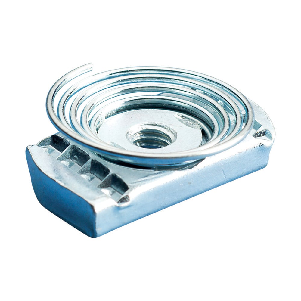 Strut Nut with Top Spring, EG, 1/4" Rod