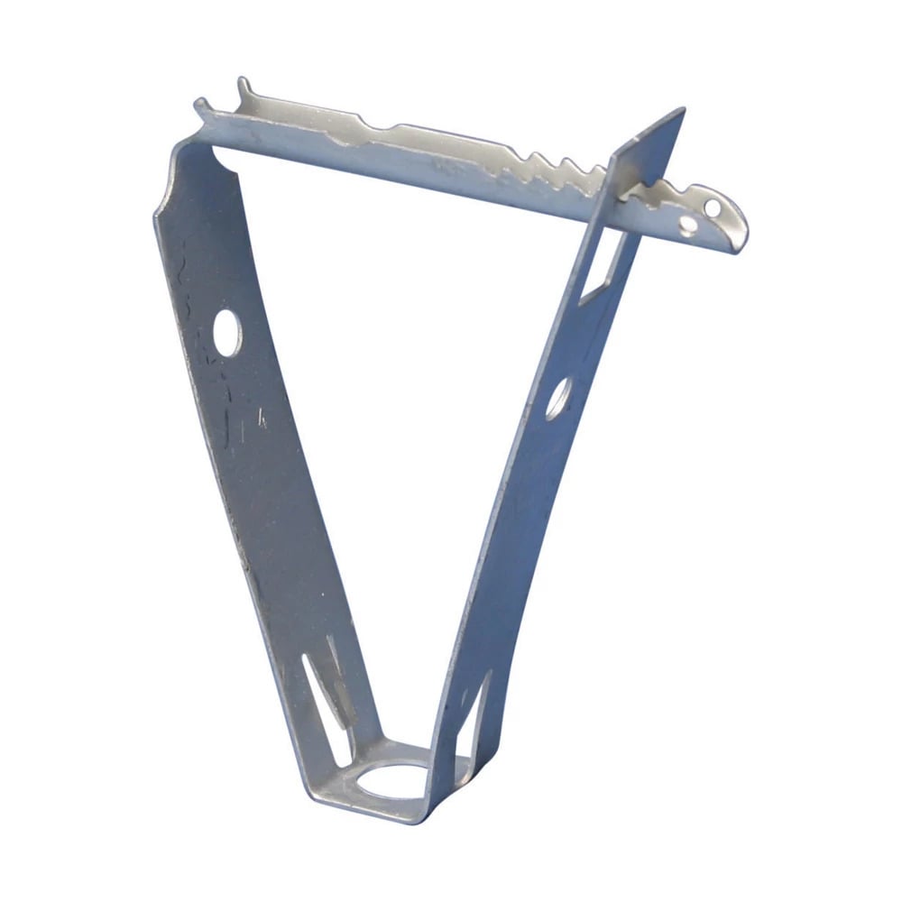 Trapezoidal Deck Hanger, Spring Steel, 14 mm Unthreaded Hole