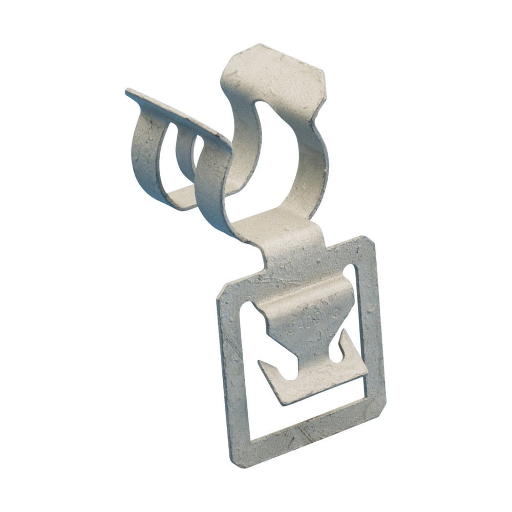 Through Stud Cable/Conduit Clip, 0.7"0.925" OD, 1/2", 3/4" EMT, 1/2" Rigid, 5/8", 3/4" Copper Tube