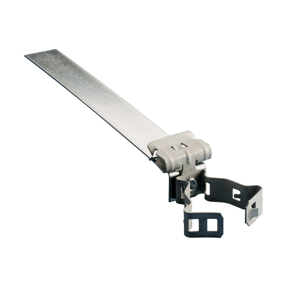 H-MSMR Conduit to Flange Clip with Retainer, Side Mount, 1/2", 3/4" EMT, 1/8"?1/4" Flange