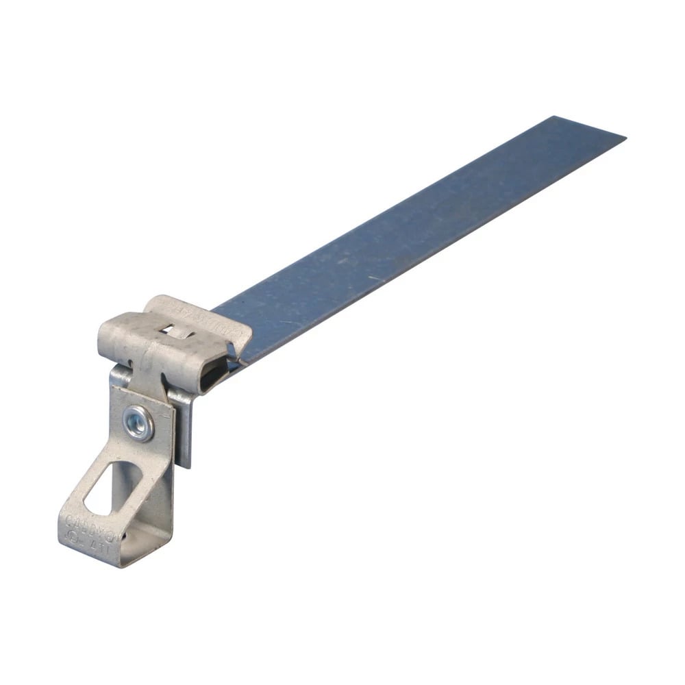 H-Ti/TR Rod to Flange Clip with Retainer, 3/8" Rod, 1/8"1/4" Flange