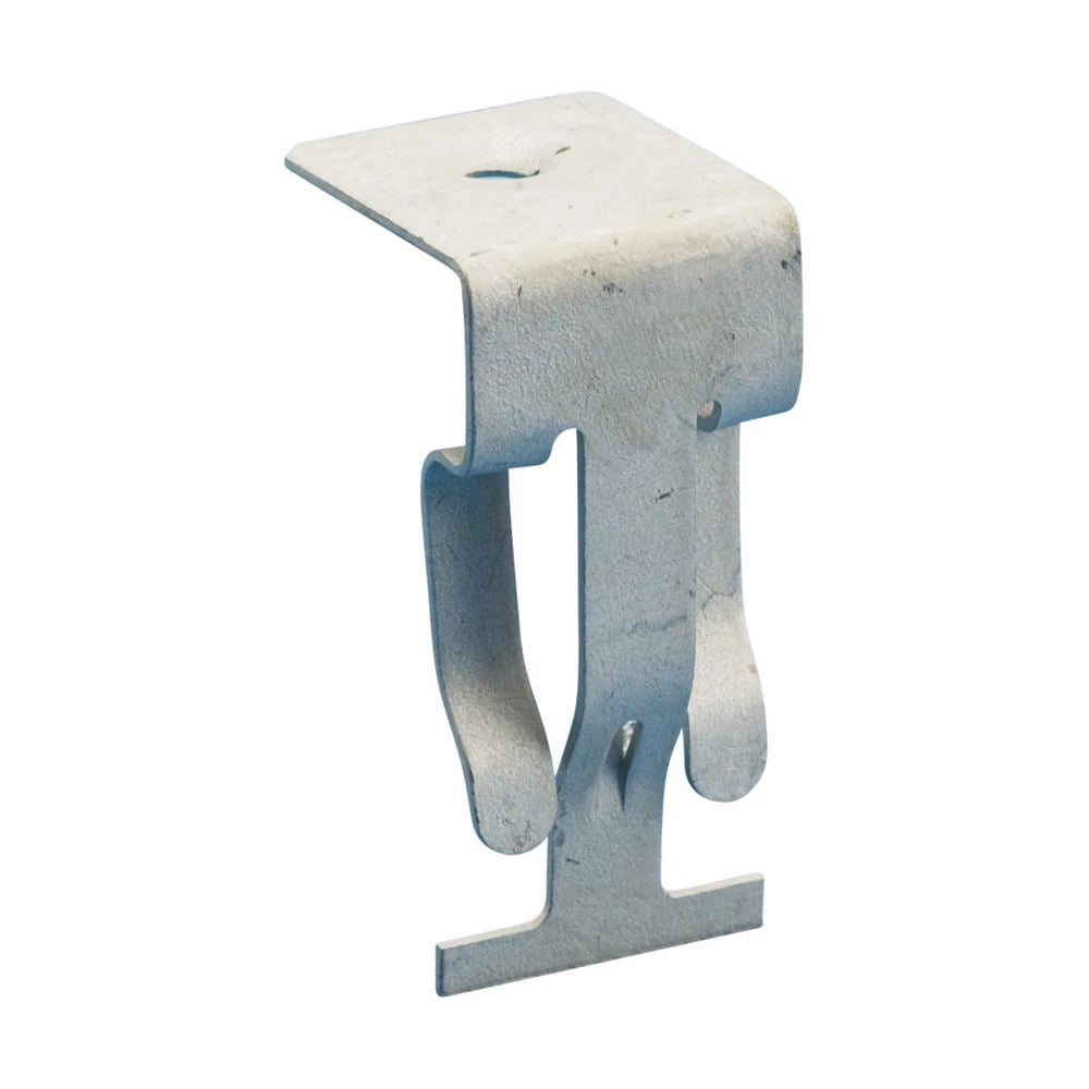 T-Grid Clip, Top Mount, 1/4" Hole, Threaded