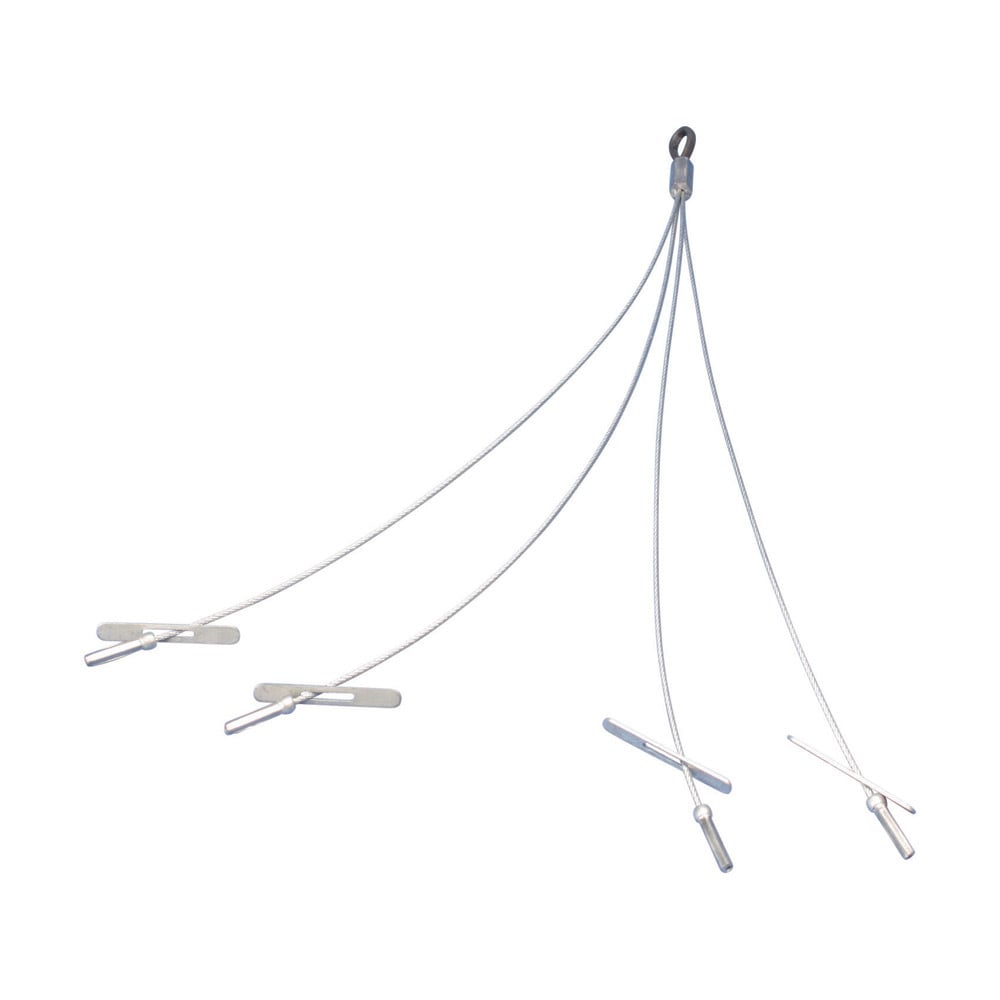 nVent CADDY Speed Link Quad-Toggle with Eyelet Extension, 1.5 mm Wire, 9.8" Y-Length