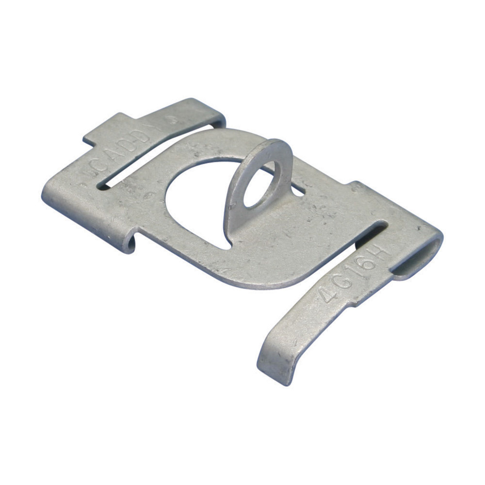 Twist Clip with 90? 1/4" Plain Hole,1/16" Max Flange, 15/16" T-Grid
