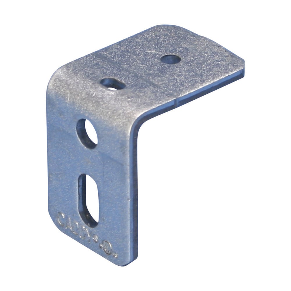 Angle Bracket With Oblong Hole, 3/16" Hole