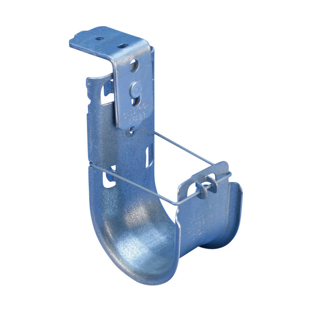 nVent CADDY Cat HP J-Hook with Pin Driven Angle Bracket, 2" dia, 3/16" Hole