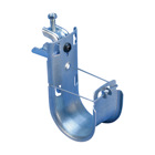 nVent CADDY Cat HP J-Hook with BC200 Beam Clamp, 4" dia, 1/2" Max Flange