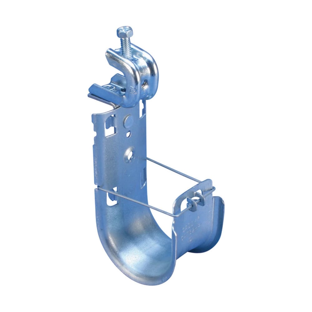 nVent CADDY Cat HP J-Hook with BC200 Beam Clamp, Swivel, 2" dia, 1/2" Max Flange