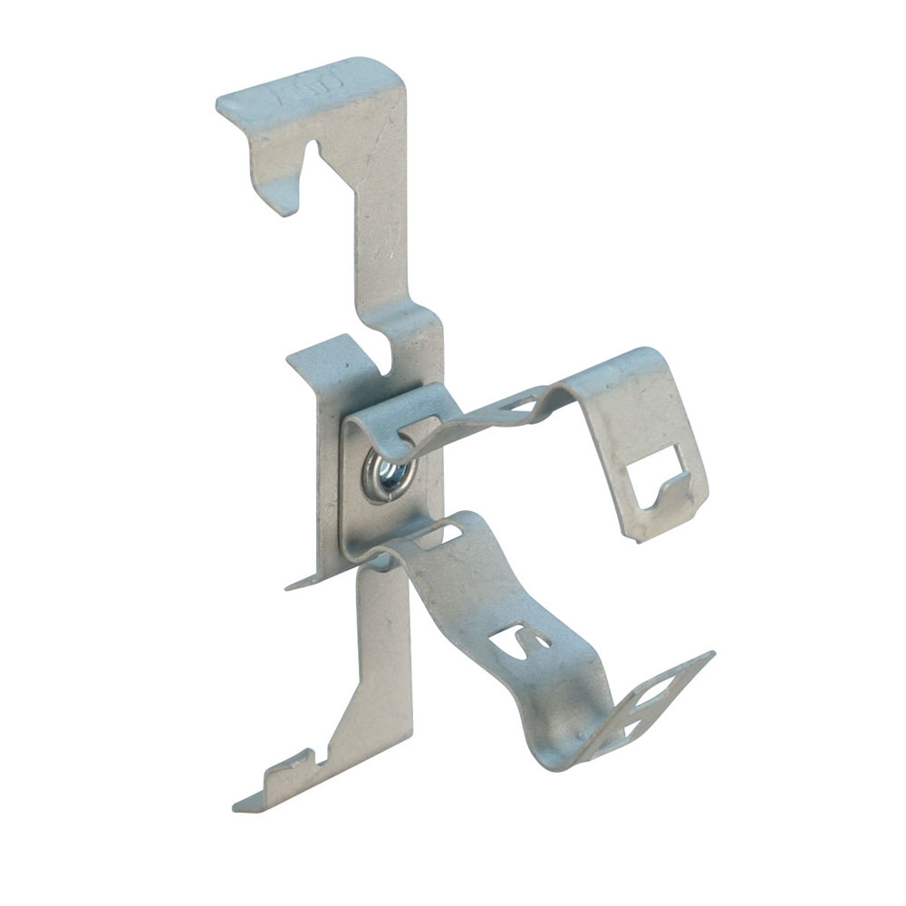 Snap Close Conduit to Rod/Wire Clip, 1/2", 3/4" EMT, 0.71"?1.18" OD, 1/2", 5/8" Rod