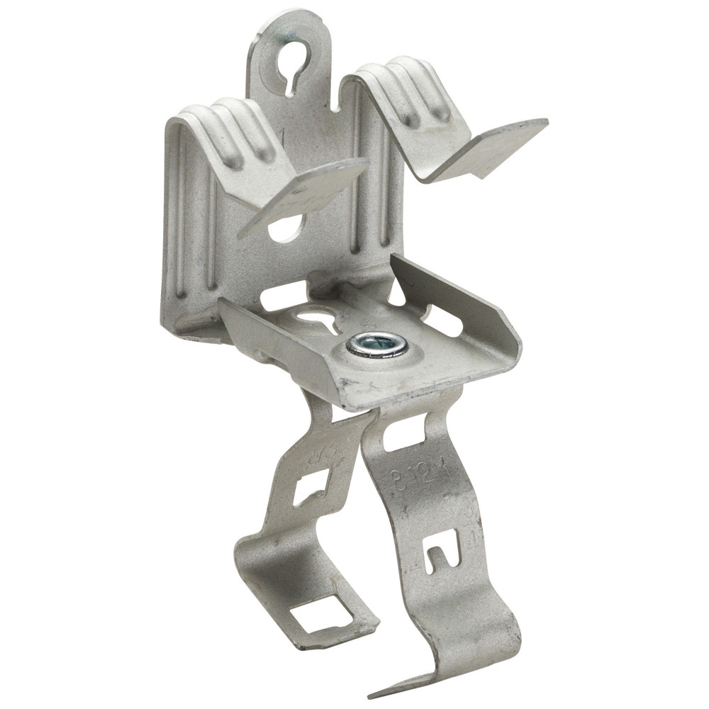 EM-M Conduit/Pipe to Flange Clip, Spring Steel, nVent CADDY Armour, 1/2", 3/4" EMT, 13/16"?1 1/8" Flange